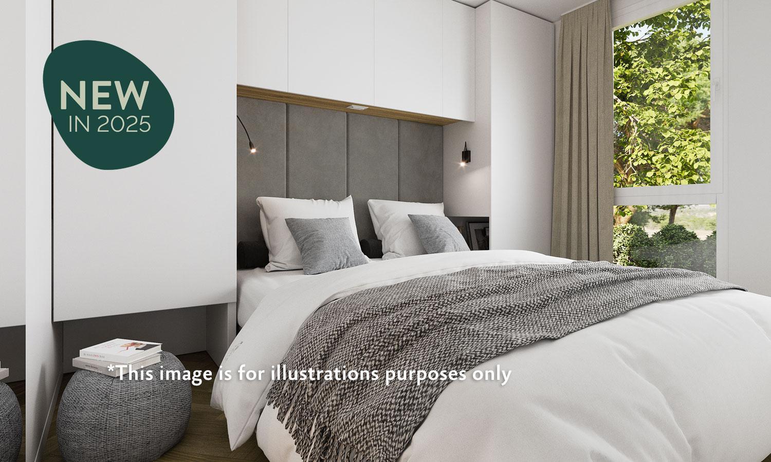 Aminess Style Glamping Villas & Holiday Homes Atea Njivice Quarto foto Artist's Impression of a bedroom at the new building
