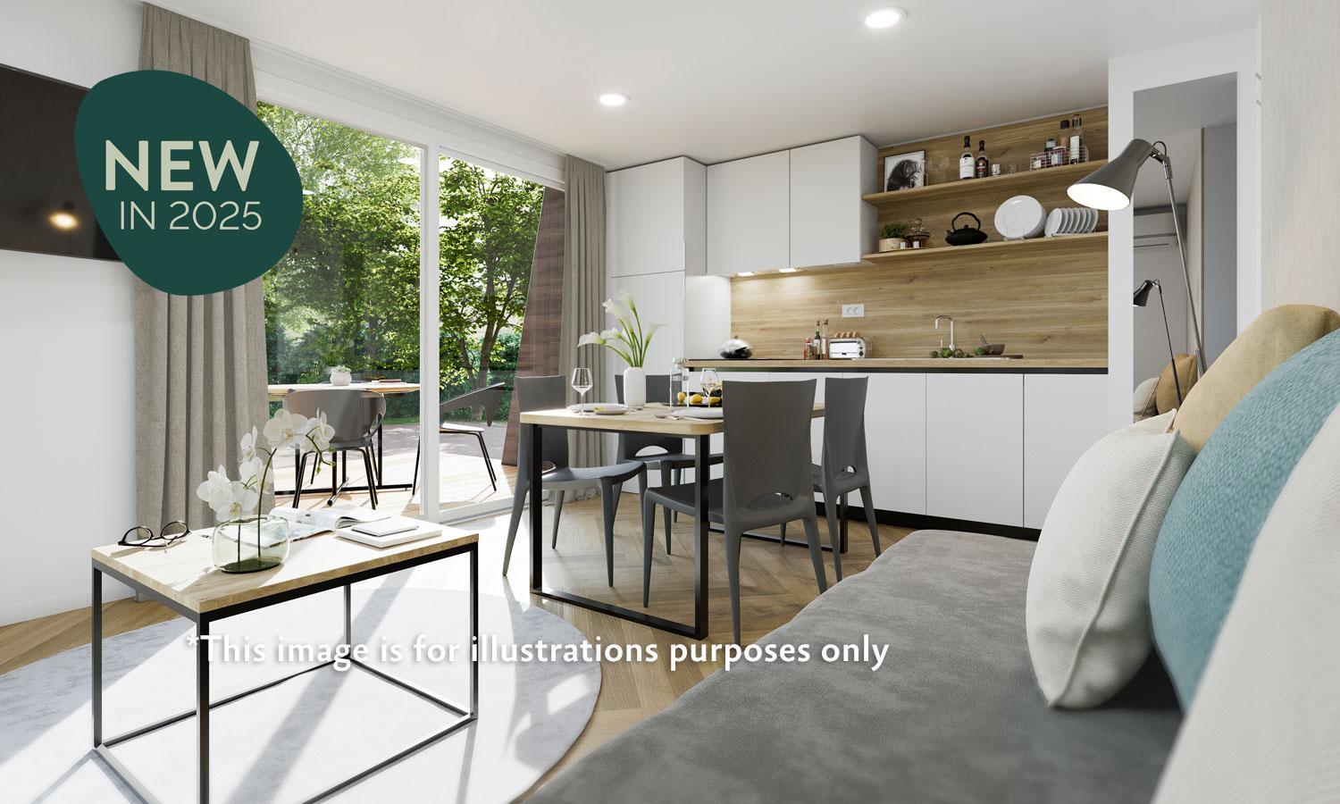 Aminess Style Glamping Villas & Holiday Homes Atea Njivice Quarto foto Interior of a new home at the new development