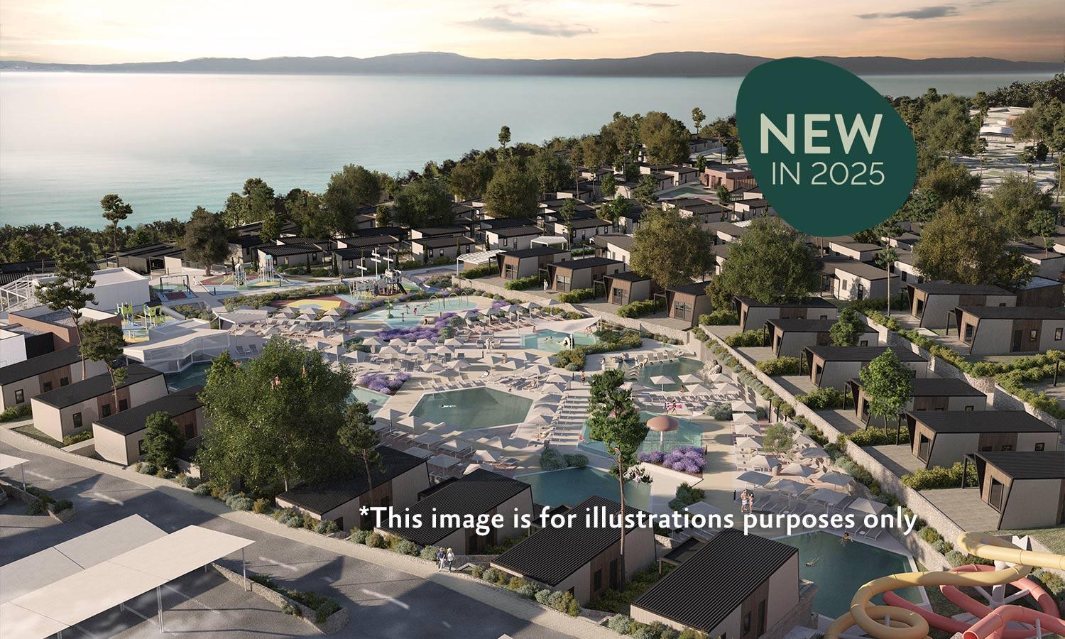 Aminess Style Glamping Villas & Holiday Homes Atea Njivice Exterior foto Artist's Impression of the proposed development